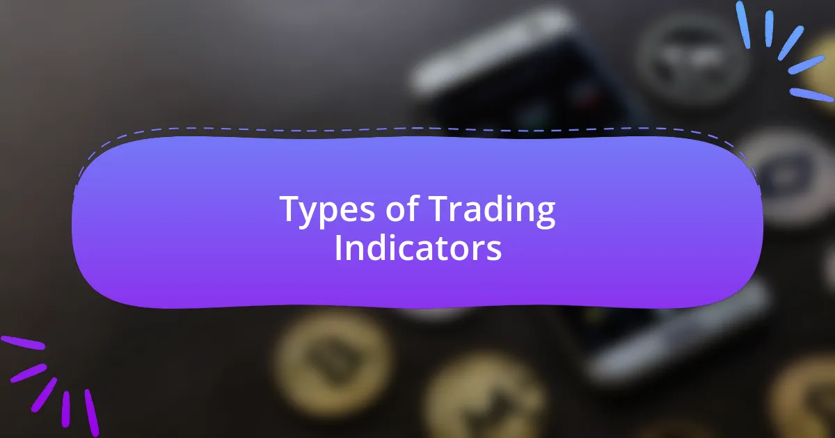 Types of Trading Indicators